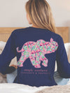 Simply Southern Elephant Tracker Bow Eclipse Long Sleeve T-Shirt