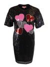 Simply Southern Hearts Valentine Sequins Dress Top