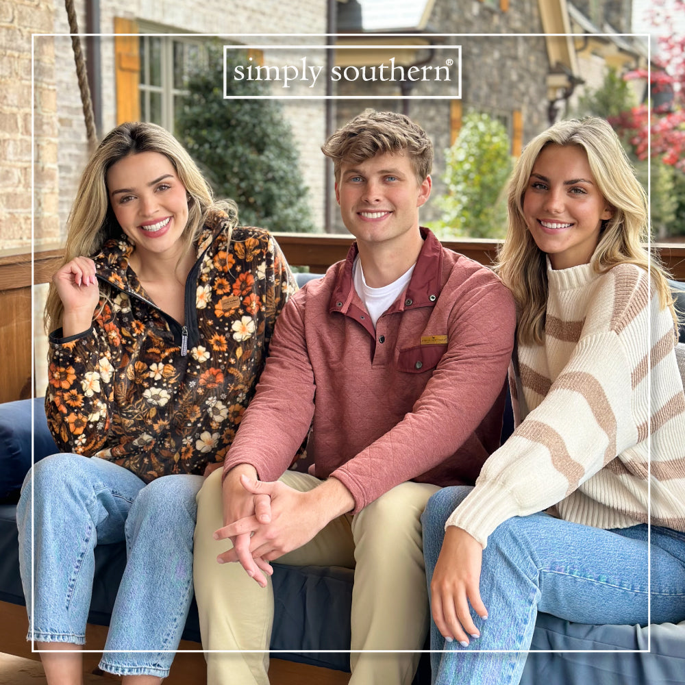 Simply southern knit fleece pullover clearance