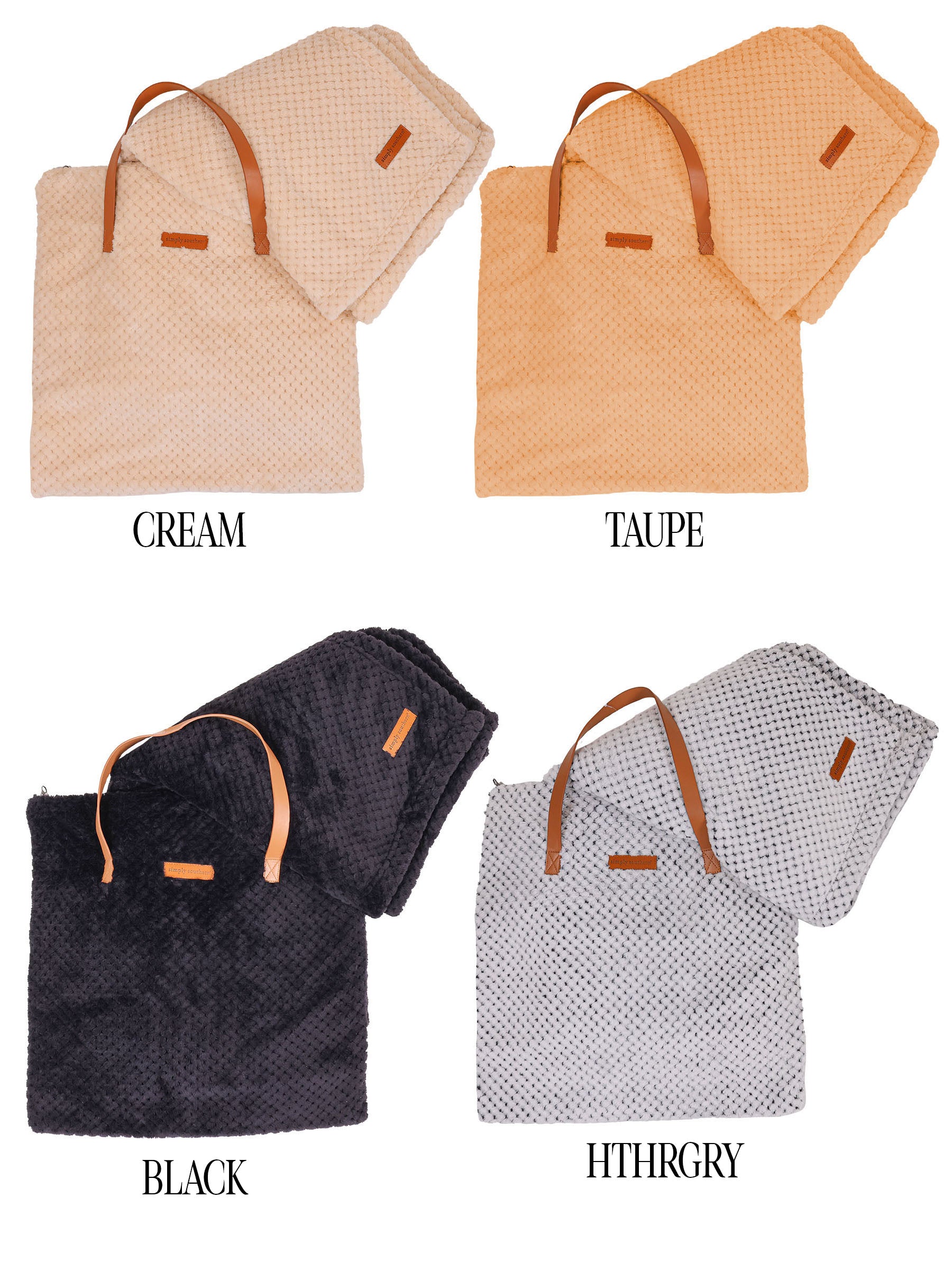 Simply Southern Ultra Soft Super Comfy Blanket Tote Set