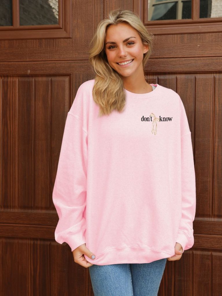 Simply Southern Don t Know Long Sleeve Crew Sweatshirt SimplyCuteTees