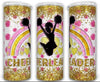 Cheer Cheerleader Hearts 20 oz Skinny Tumbler Cup With Straw