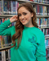 Southernology Happy Camper Comfort Colors Long Sleeve T-Shirt