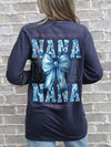 Simply Southern Blessed Nana Bow Long Sleeve T-Shirt