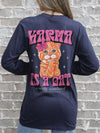 Simply Southern Karma Is A Cat Long Sleeve T-Shirt