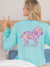 Simply Southern Lion Tracker Knit Pool Long Sleeve T-Shirt