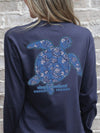 Simply Southern Turtle Tracker Rose Long Sleeve T-Shirt