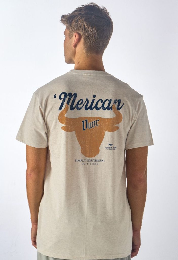 Simply Southern Merican Dude Bull Unisex T-Shirt