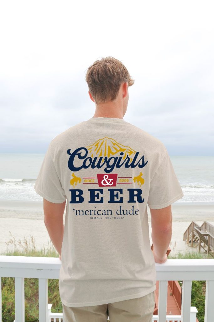 Simply Southern Merican Dude Cowgirls Unisex T-Shirt