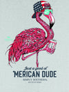 Simply Southern Merican Dude USA Flamingo Unisex T-Shirt