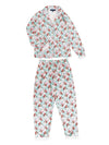 Simply Southern Cozy Feather Holiday Button PJ Pants &amp; T-Shirt Set