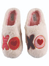 Simply Southern Preppy Xoxo Valentines Super Soft Slippers