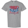 Southern Couture Soft Red White &amp; Boujee USA T-Shirt