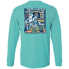 Southern Couture Lazy Days Cozy Nights Comfort Colors Long Sleeve T-Shirt