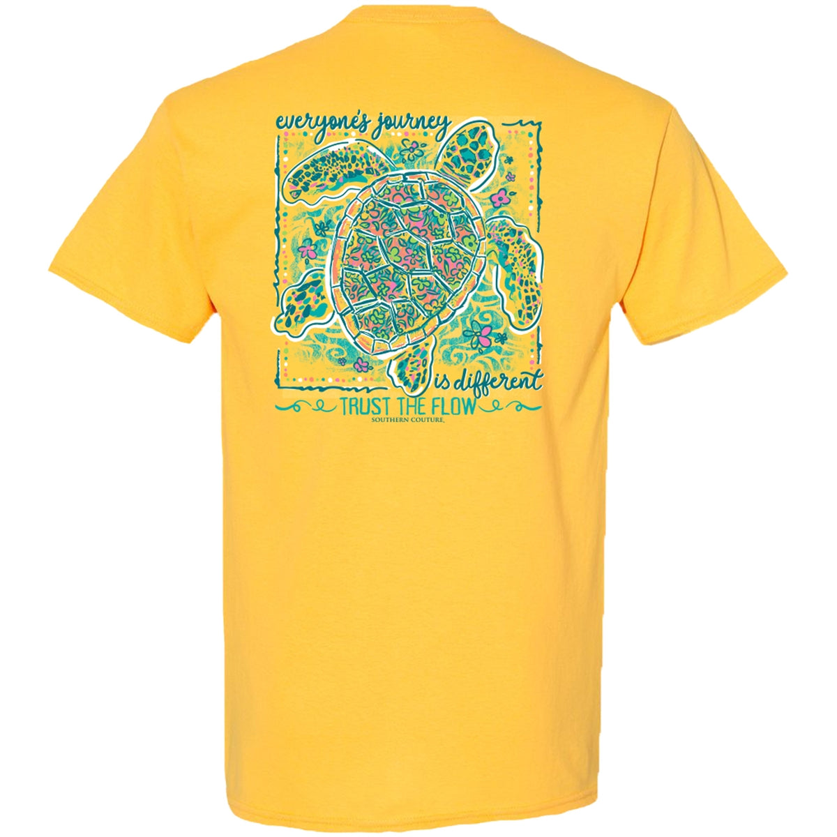 Southern Couture Classic Everyone's Journey Turtle T-Shirt