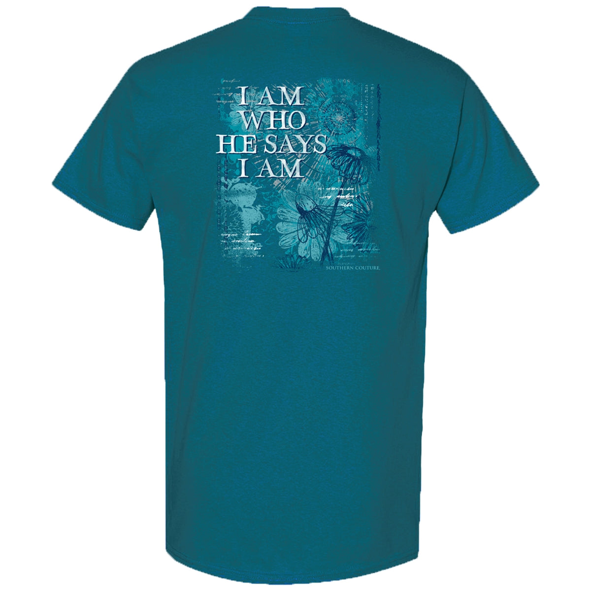 Southern Couture Classic I Am Who He Says I Am T-Shirt