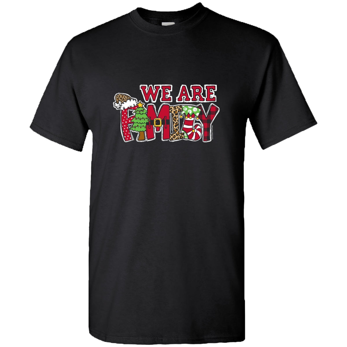 Southern Couture We Are Family Holiday Soft T-Shirt