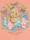 Simply Southern Easter Bunny Peach T-Shirt