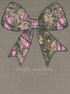 Simply Southern Pink Camo Bow T-Shirt