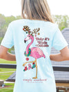 Simply Southern Flamingo Christmas Holiday T-Shirt