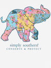 Simply Southern Elephant Tracker Patch T-Shirt