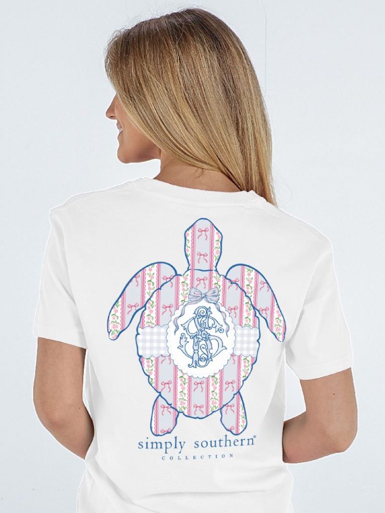 Simply Southern Turtle Tracker Coquette Bows T-Shirt
