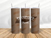 Tennessee Strong 20 oz Skinny Tumbler Cup With Straw