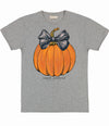 Simply Southern Distressed Pumpkin Bow Fall T-Shirt