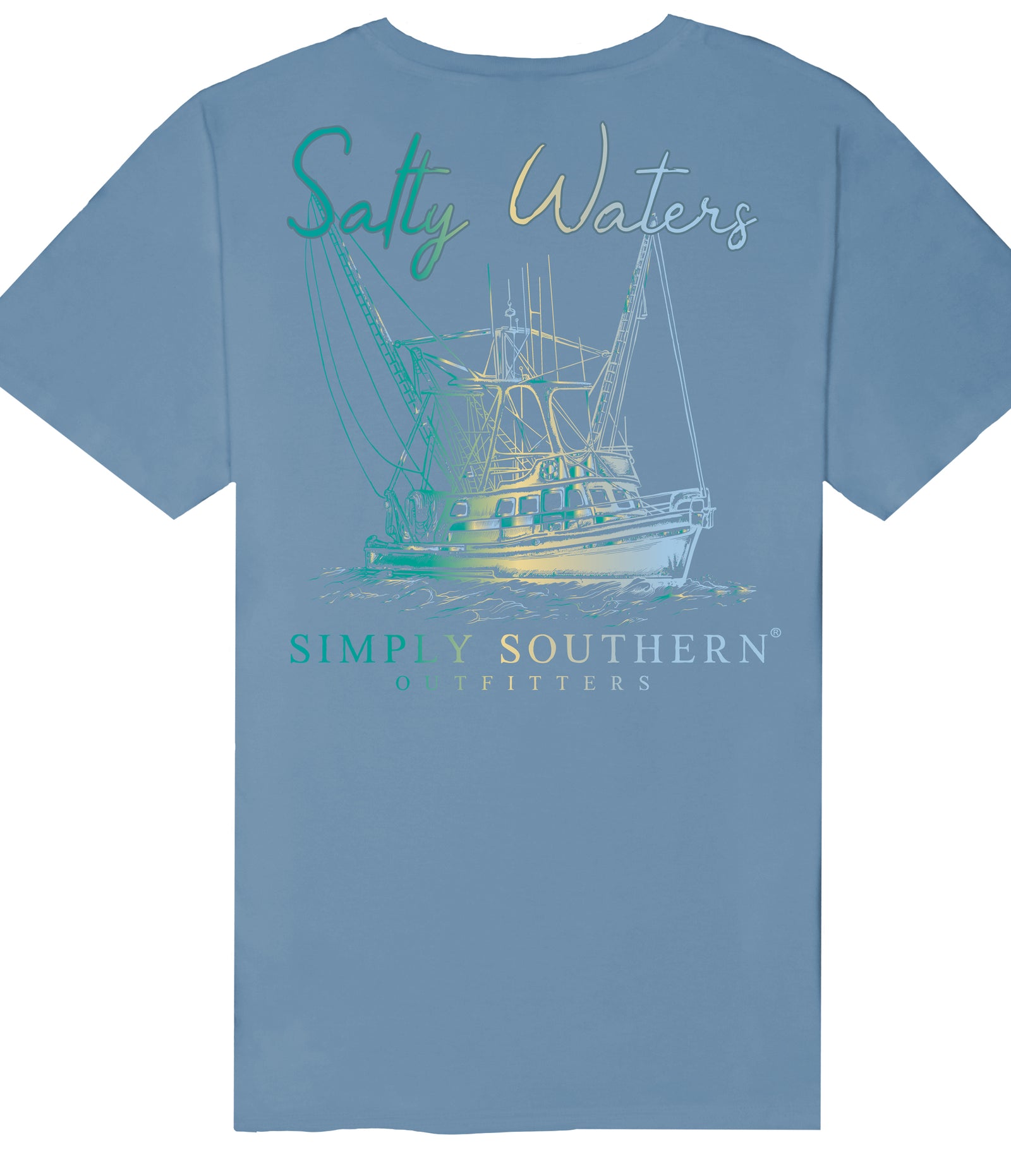 Simply Southern XXL Long Sleeve Lake Lab T-Shirt For Men In