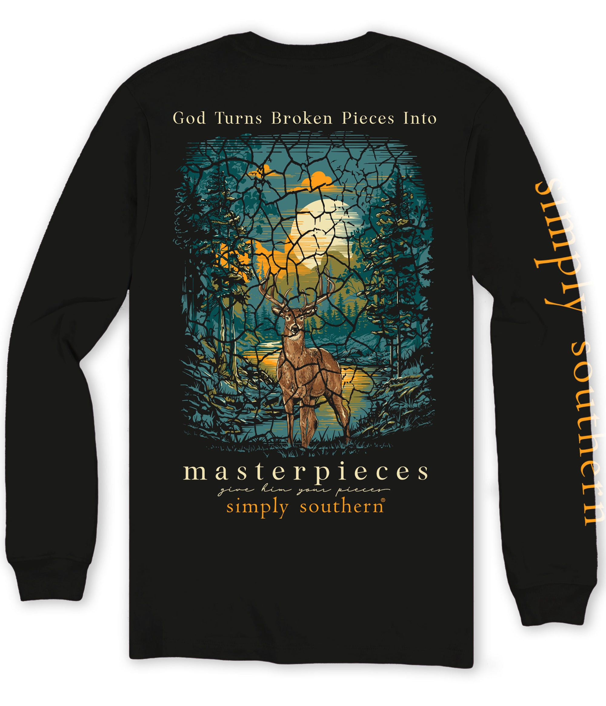 Simply Southern Broken Pieces Long Sleeve T-Shirt