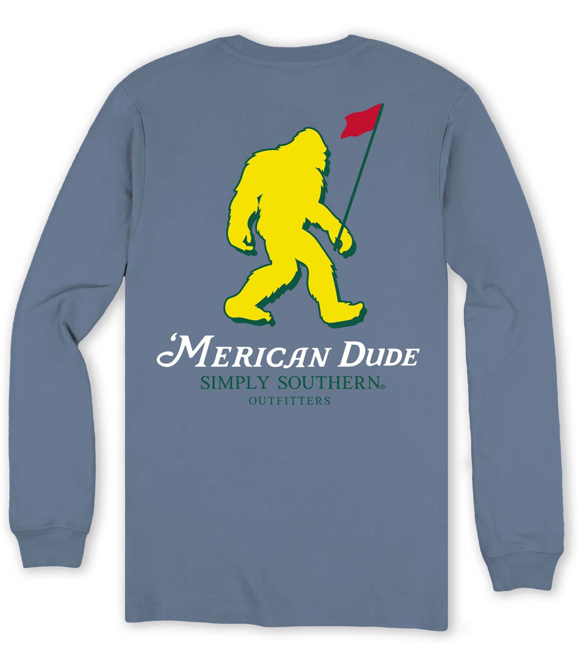 Simply Southern Sasquatch Golf Unisex Long Sleeve T-Shirt