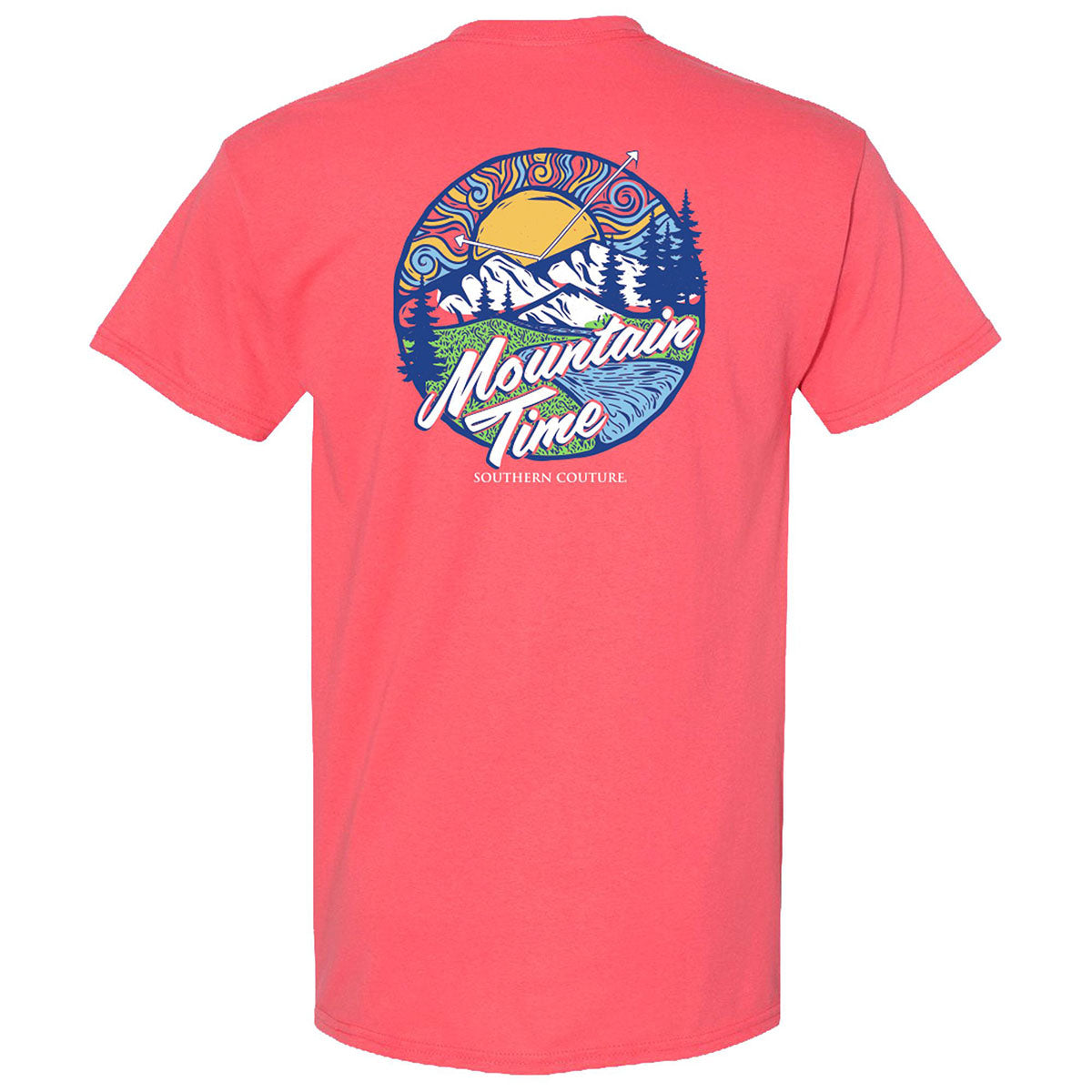 Southern Couture Classic Mountain Time T-Shirt