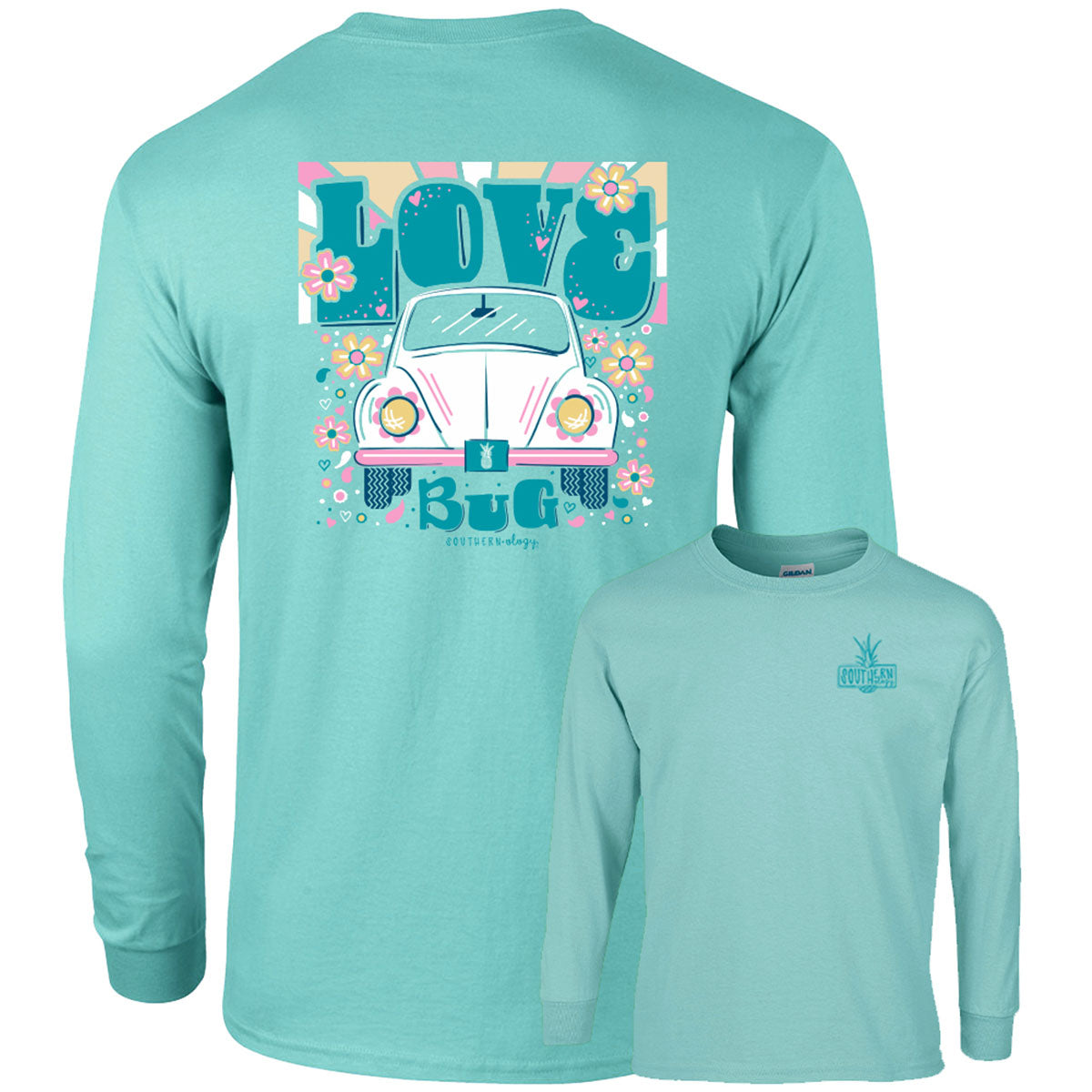 Southernology Love Bug Comfort Colors Long Sleeve T-Shirt