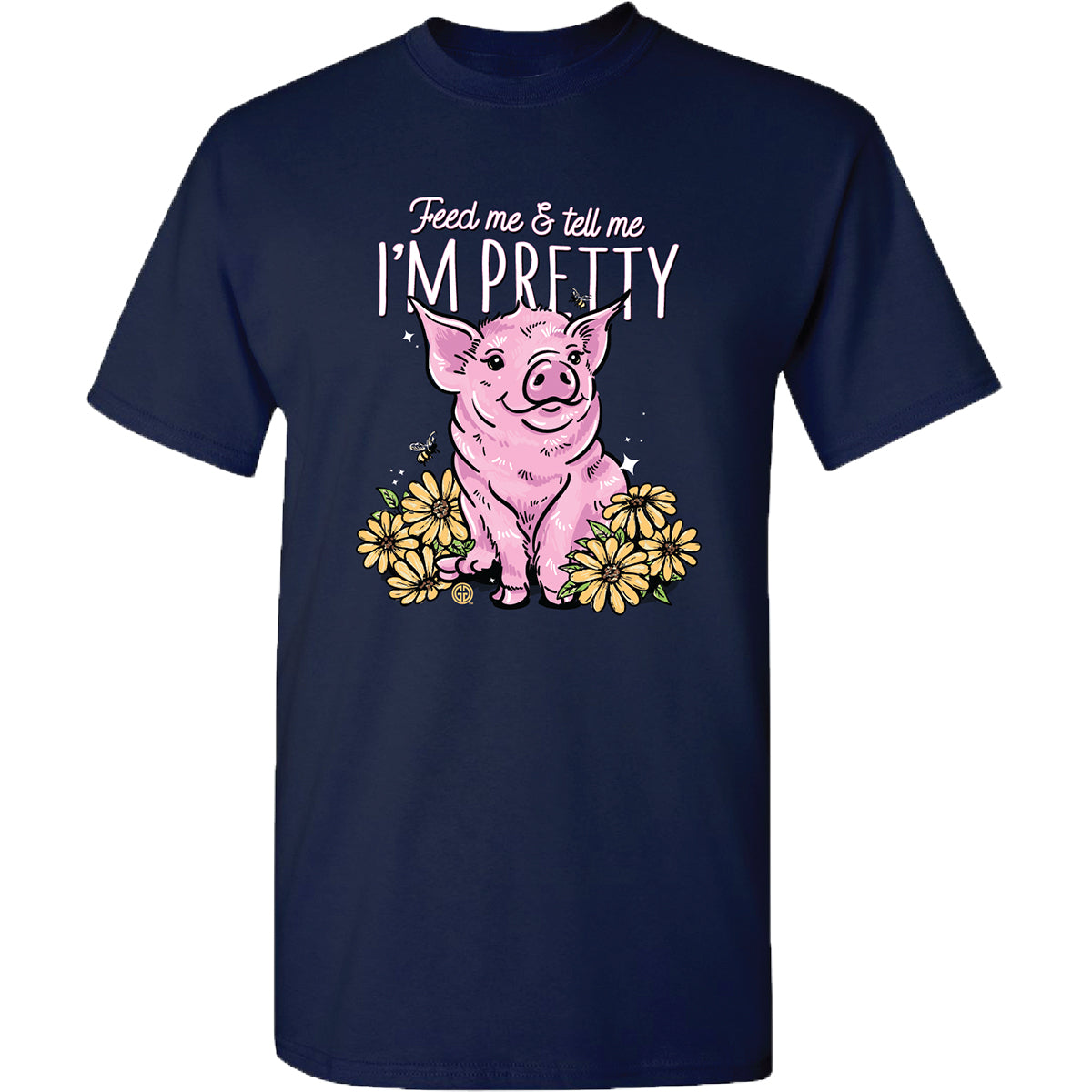 Girlie Girl Originals Feed Me Pretty Pig T-Shirt