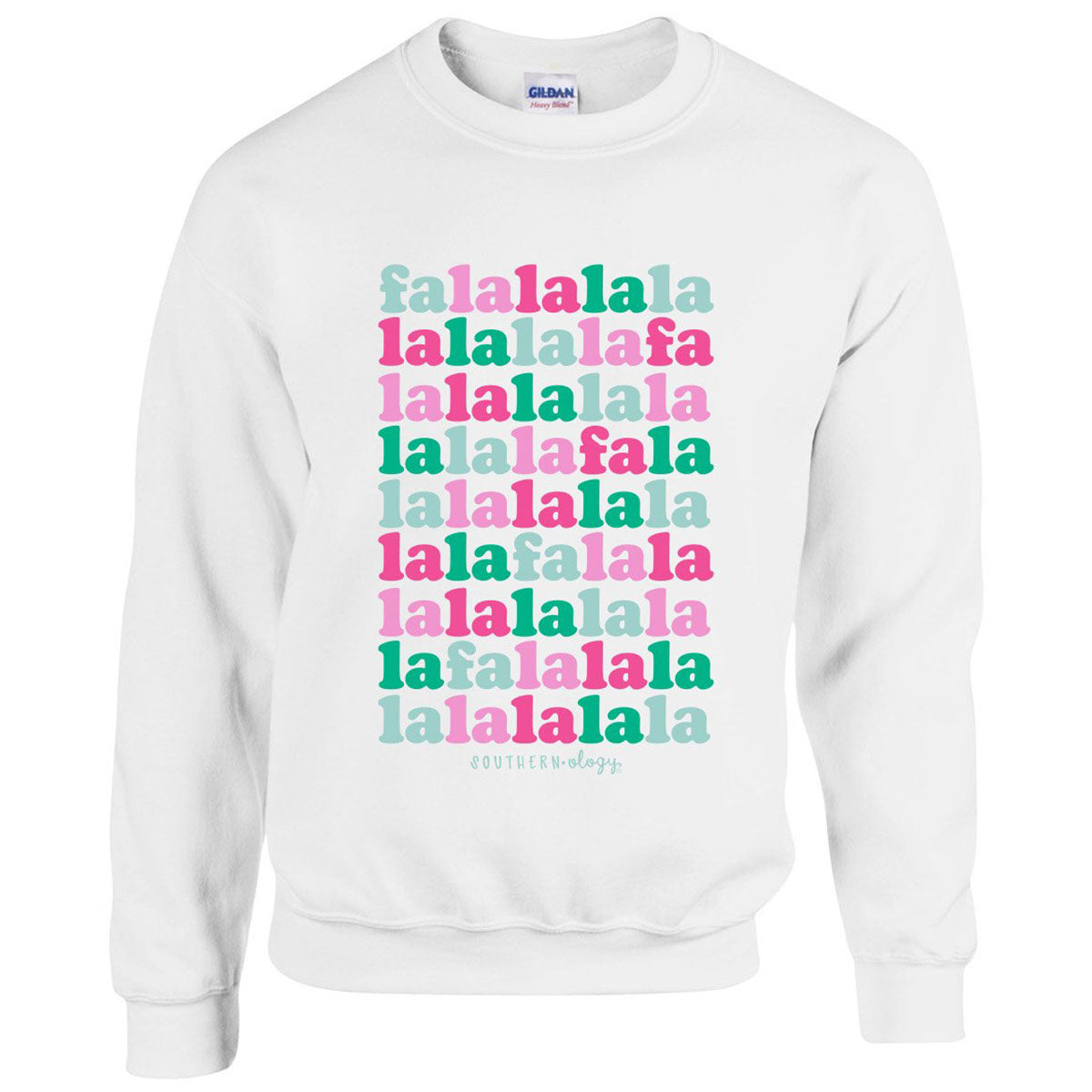 Southernology Falalala Holiday Crewneck Sweatshirt