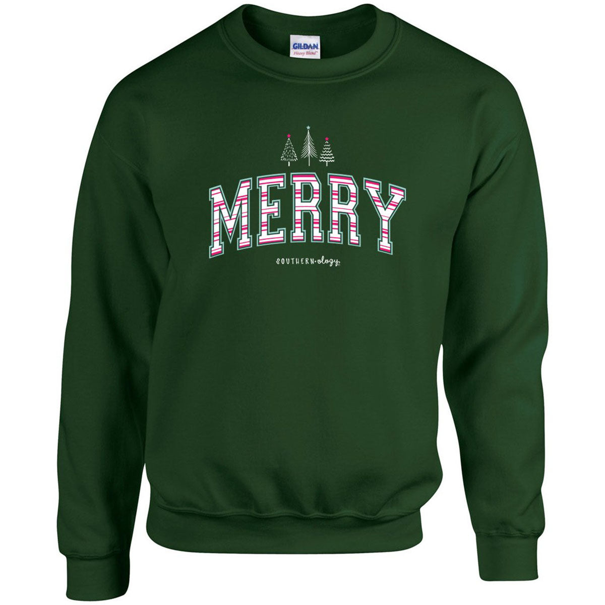 Southernology Merry Trees Holiday Crewneck Sweatshirt