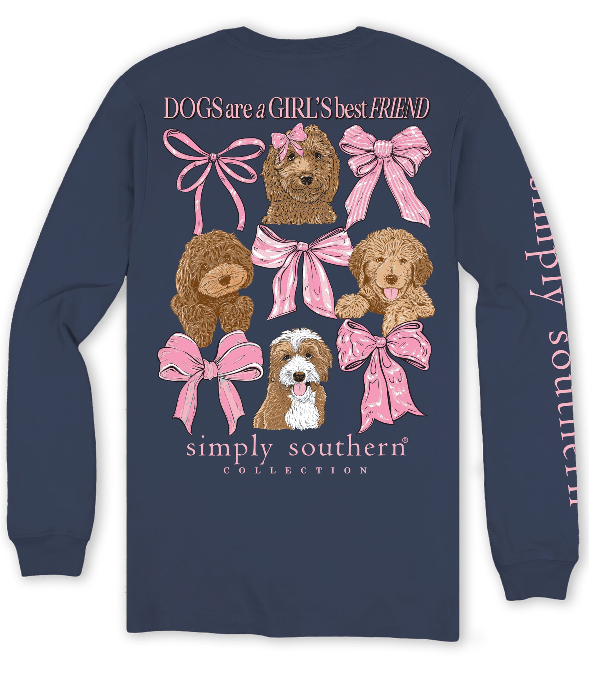 Simply Southern Best Friend Dogs Long Sleeve T-Shirt