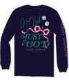 Simply Southern Just God Bow Long Sleeve T-Shirt