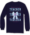 Simply Southern Blessed Teacher Bow Long Sleeve T-Shirt