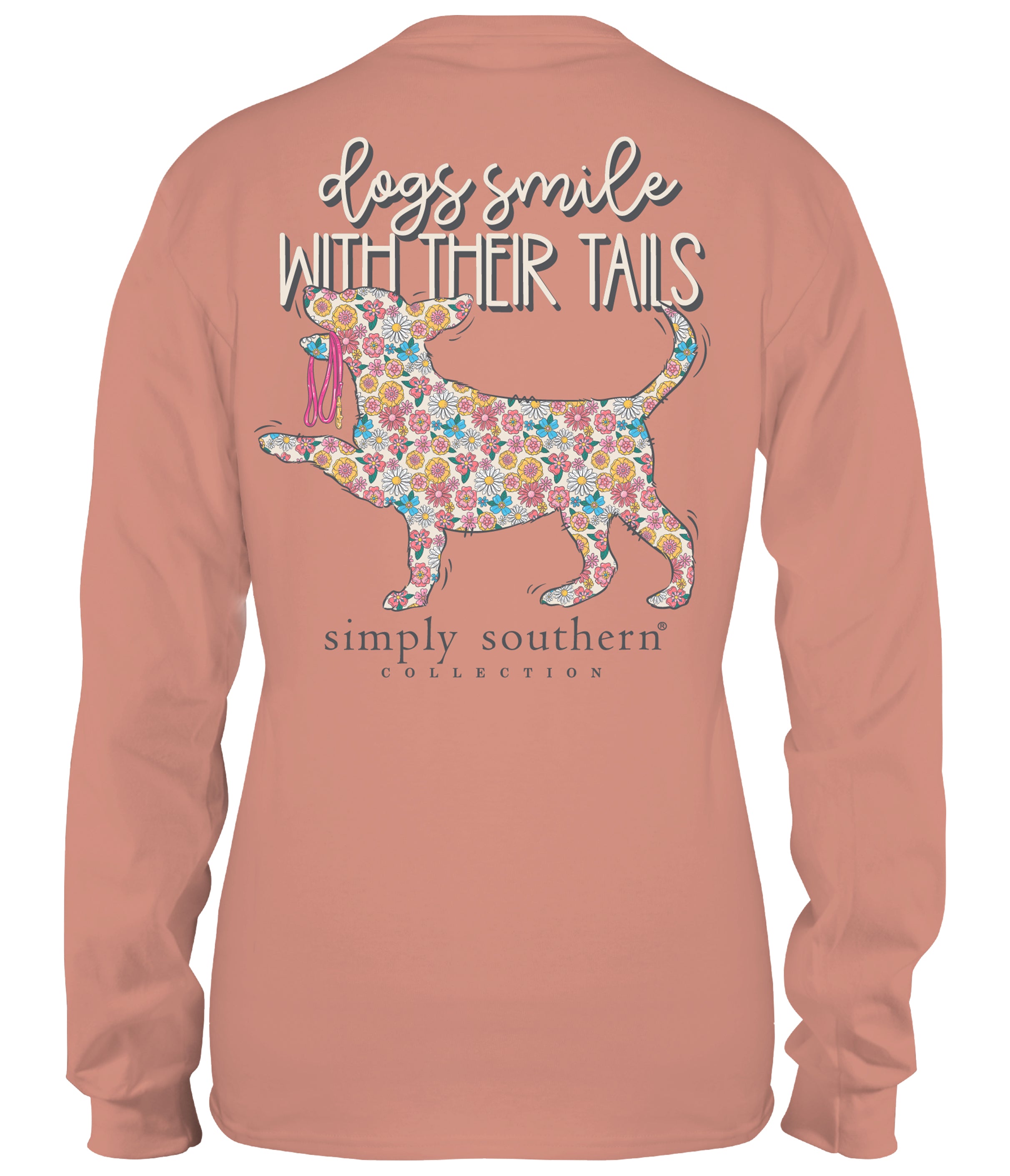 Simply Southern Dogs Smile Long Sleeve T Shirt