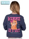 Simply Southern Karma Is A Cat Long Sleeve T-Shirt