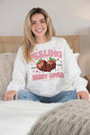 Simply Southern Berry Loved Valentine Long Sleeve Crew Sweatshirt