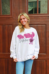 Simply Southern Be Mine Valentine Flurry Long Sleeve Crew Sweatshirt