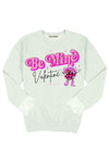 Simply Southern Be Mine Valentine Flurry Long Sleeve Crew Sweatshirt