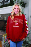 Simply Southern Be Mine Valentine Long Sleeve Crew Sweatshirt