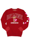 Simply Southern Be Mine Valentine Long Sleeve Crew Sweatshirt