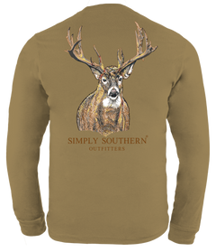 Simply Southern Deer Unisex Long Sleeve T-Shirt - SimplyCuteTees