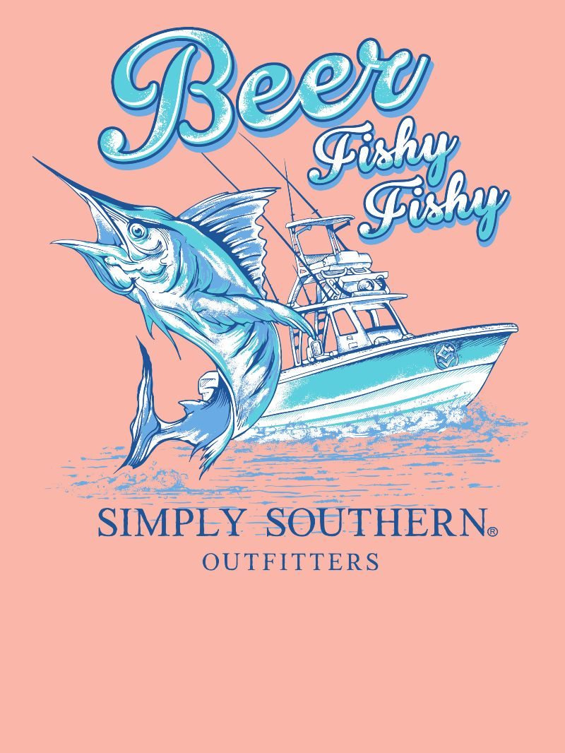 Simply Southern Fish Cooler Unisex T-Shirt - SimplyCuteTees