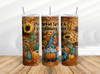 Pumpkin Spice and Everything Nice Gnome Fall 20 oz Skinny Tumbler Cup With Straw