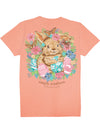 Simply Southern Easter Bunny Peach T-Shirt